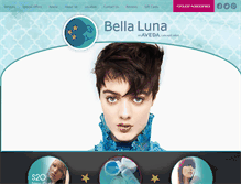 Tablet Screenshot of bellalunasalon.com